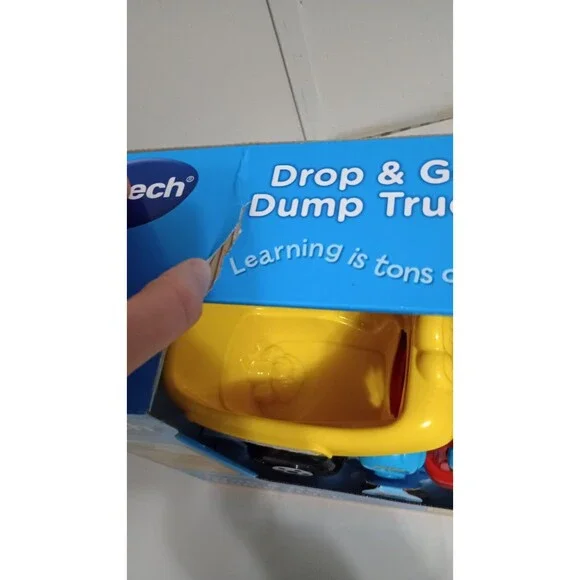 New VTech Drop and Go Dump Truck, Toddler Toy, Construction Toy - Picture 3 of 3